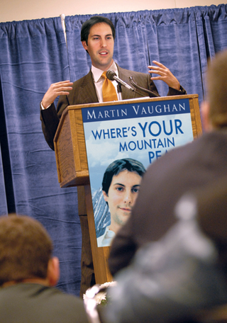 Vaughan shares a humorous anecdote that establishes both his humanity, his common touch, and his resolve to rise above and succeed!